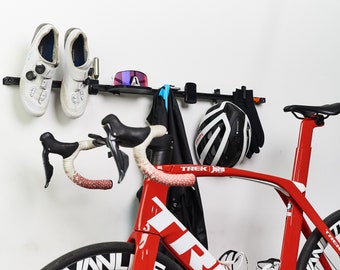 Bike Helmet and Shoes Hangers SPD/ SL, gloves.cycling Accessories bike storage, cycling ,peleton, road bike