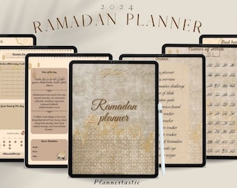 2024 Ramadan Planner, Digitale Ramadan Planner, Afdrukbare Ramadan Planner, Digitale Ramadan Journal, GoodNotes, iPad planner