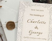 Modern Royal Wedding Invitation Template Printable Classic - Etsy