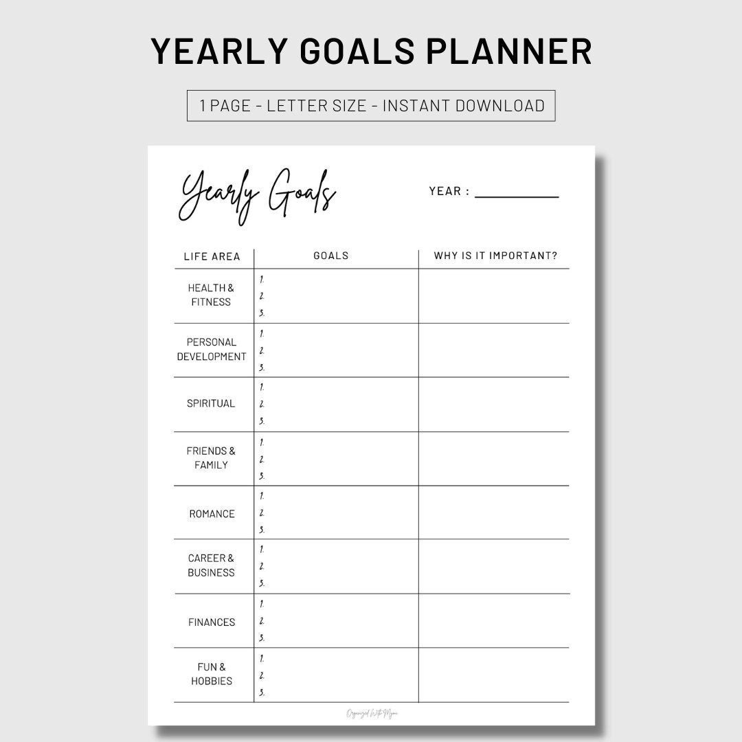 yearly-goals-planner-printable-2023-printable-yearly-goals-etsy