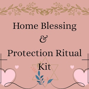 Christian Home Blessing - Protection Ritual Kit | Printable House Cleansing & Anointing Guide | Scripture-Based Spiritual Protection Kit