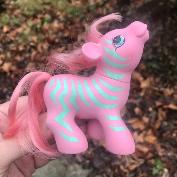 Gen1 My Little Pony Friend Zig Zag the Zebra Vintage - Etsy