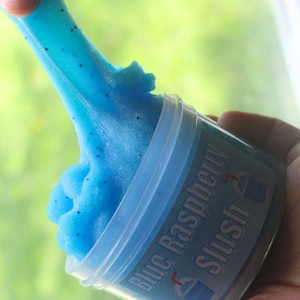 Blue Raspberry Slush Slime, Blue Raspberry Slime, Blue Slime, Icee Slime, Slime