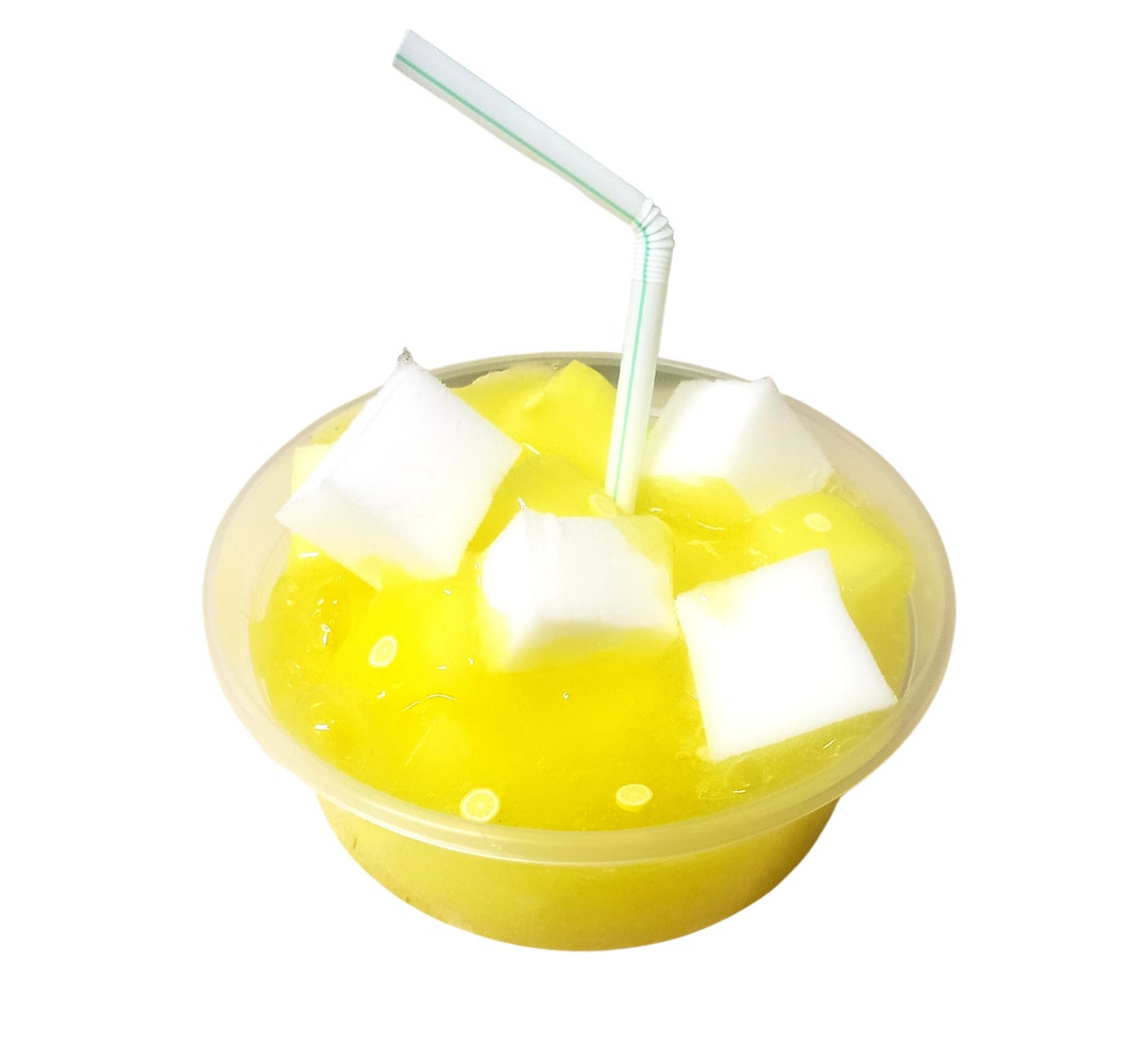NEW Iced Pineapple Jelly Cube Slime Pineapple Jelly Cube Etsy