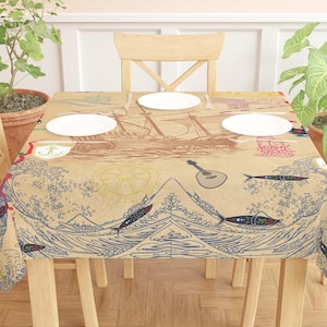 Portuguese Cultural Country Tablecloth Traditional Portuguese Table Decor Portugal Heritage Kitchen Dining Linen Toalha Portuguese Gift