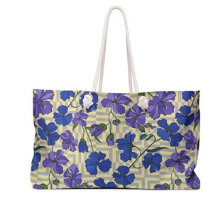 Amaryllis Weekender Bag Amaryllis Spring Summer Beach Tote Bag Amaryllis Floral Luxury Holiday Picnic Weekend Tote Amaryllis Travel Bag Gift