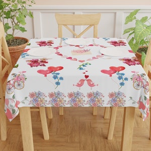  Valentines Table Runner 70 Inch Happy Valentine's Day Table  Runners for Dining Room Love Heart Tree Branch Dinner Runner Anniversary  Wedding Banquet Decor : Home & Kitchen