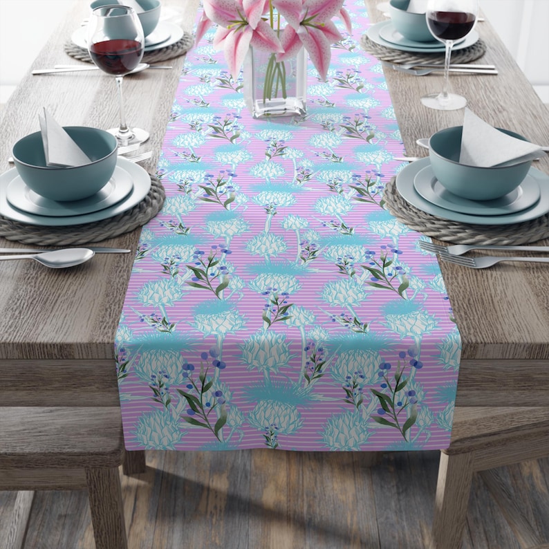 lotusdewdrops1 Table Runner
