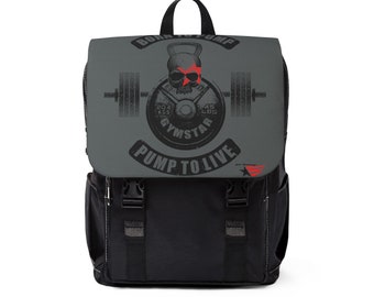 Fitness Bodybuilding Gymstar Born To Pump Shoulder Backpack