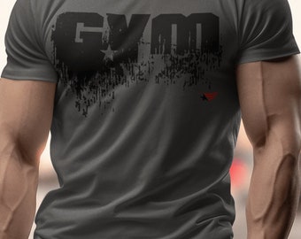 Camisa de fitness, camisa de culturismo, camisa de entrenamiento, equipo de gimnasio, equipo de gimnasio Gymstar, ropa de fitness, camiseta gráfica para hombre, crossfit