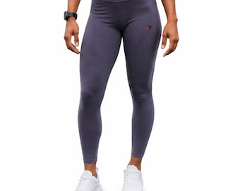 Gymstar Womens Luxe Leggings | High-Waisted Workout Pants | Cross Front Yoga Tights | Fast US Shipping