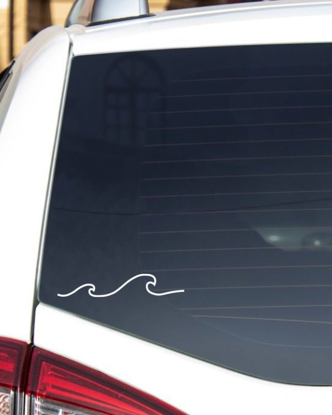 Wave Vinyl Car Decal Vinyl Car Sticker - Etsy