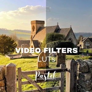 Filtres vidéo et photo LUT. Étalonnage des couleurs. Presets. Pastel, Voyage, Paysage, Art de vivre, Voyageur