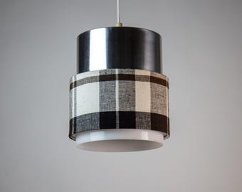 Vintage Pendant Lamp – Uno & Östen Kristiansson, LUXUS Sweden, Mid-Century Modern MCM, Cylindus