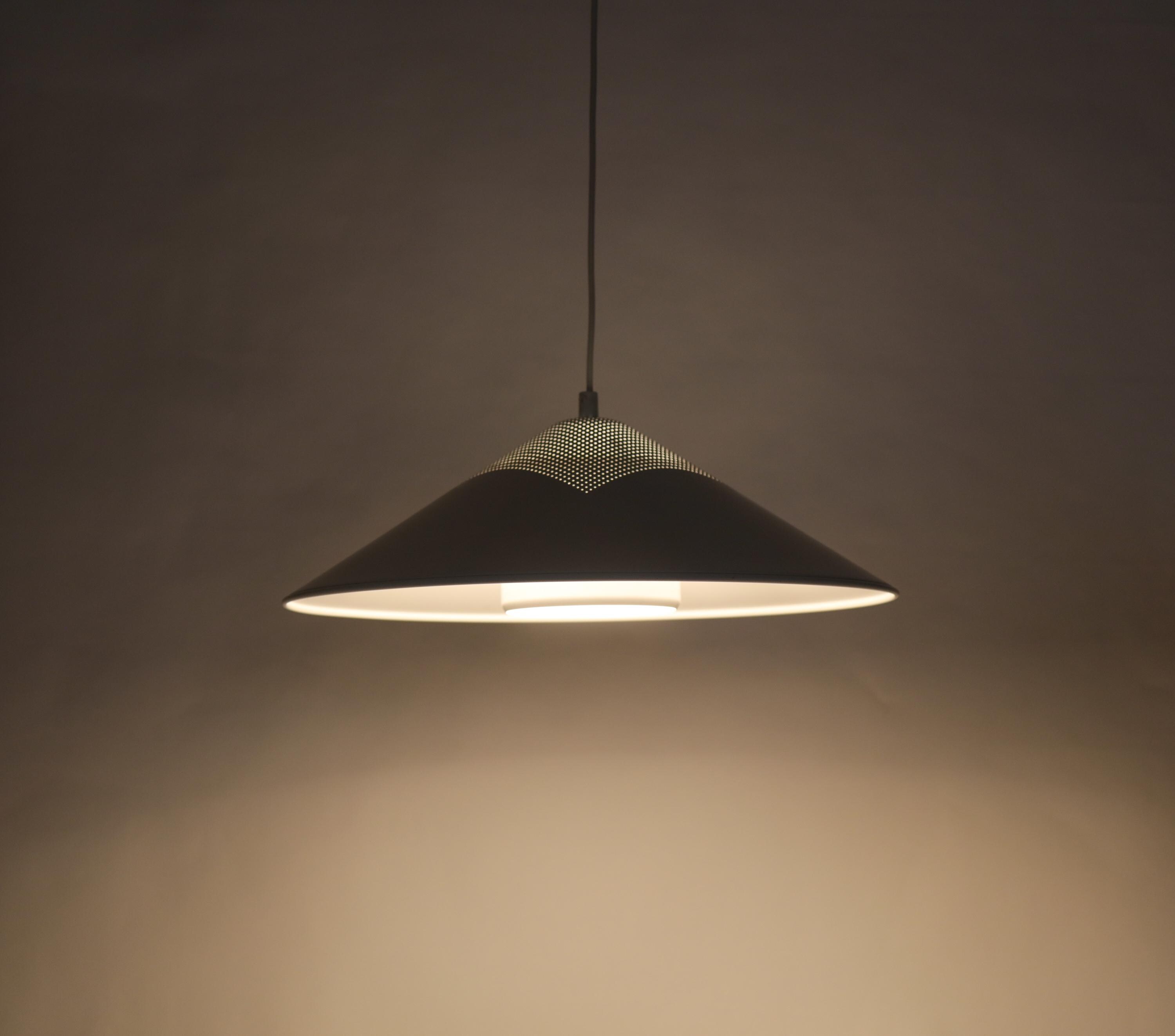 Scandinavian Design Ceiling Pendant Light by Lux Light, Sweden, 1970s.