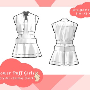 Power Puff Girls Z // Sizes XS-XL // PDF A4 & Letter Print