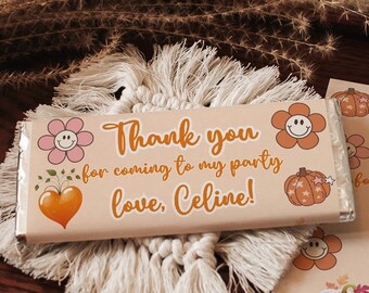 Birthday Thank You Chocolate Bar Wrapper Label, Candy Bar Wrapper, Birthday Candy Bar Wrapper, Candy Bar Label, Birthday Thank You Printable