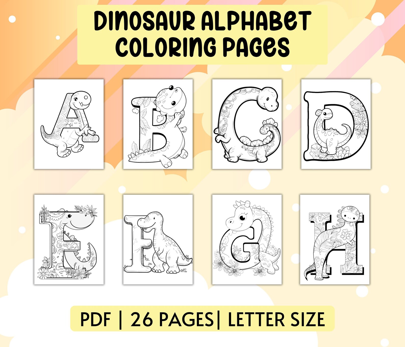 Dinosaur Alphabet Coloring Pages Coloring Sheet Fun Coloring Prints Dinosaur Alphabet Coloring Pages Coloring Sheet Fun Coloring Prints