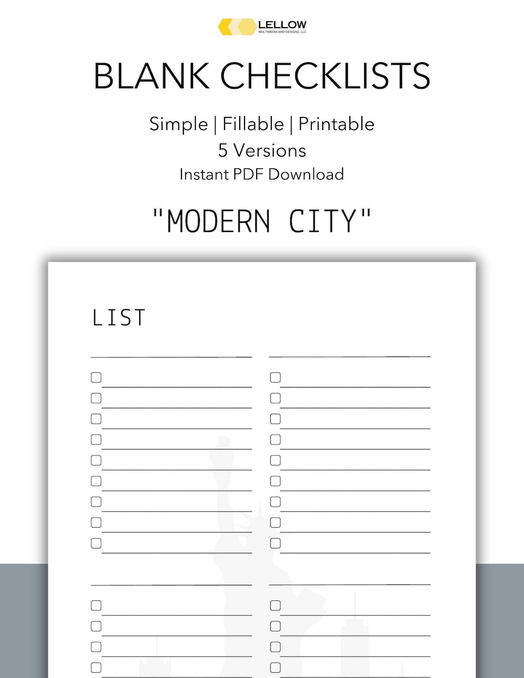 blank-checklist-sheets-modern-city-theme-printable-and-fillable-8-5x11-letter-pdf-etsy