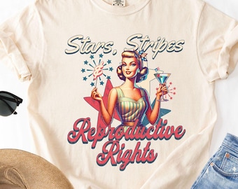 Feminist 4th of July Comfort Colors Shirt, Political Protest Tshirt, Anti Trump Social Justice Liberal Democrat Tee, Progressive T-shirt