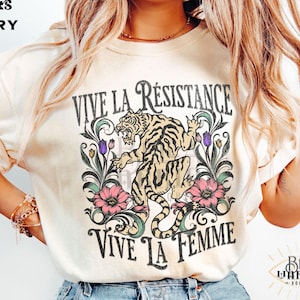 Feminist Resist Shirt, Anti Trump Resistance Comfort Colors Tshirt, Subtle Political Tee,Women&#39;s Reproductive Rights & Equality Feminism Top