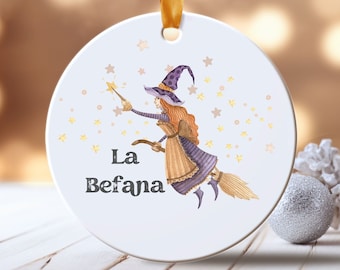 La Befana Italy Christmas Ornament, Italian Christmas Witch Tree Decoration, Italian Christmas Traditions, Italy Holiday Home Decor