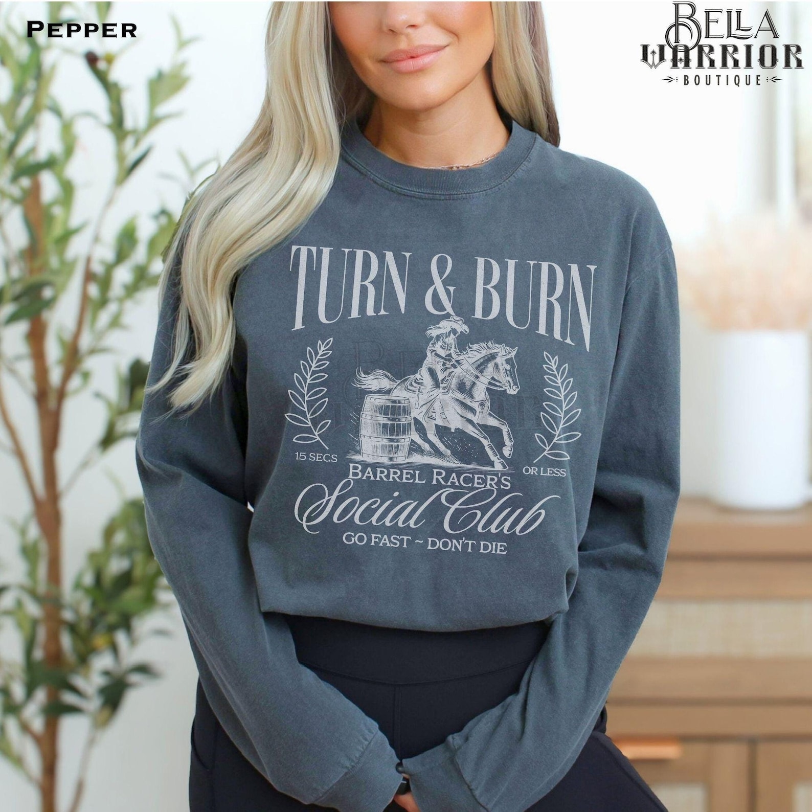 Barrel Racing Cowgirl Gift Shirt Barrel Racer Comfort Colors Tshirt ...