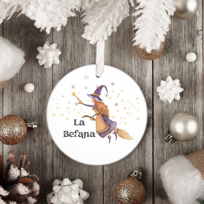 La Befana Italian Christmas Ornament, Italy Gifts, Christmas Witch Tree