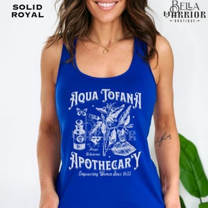 Feminist Aqua Tofana Resistance Shirt, Anti Trump Political Protest Tank Top, Democrat Gift Women, Reproductive Rights, Feminism Equality