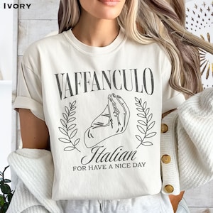 Funny Vaffanculo Italian Shirt, Gift for Italian Family, Italian Hand Gesture & Saying Comfort Colors® T-shirt, Cute Italy Pride Gifts