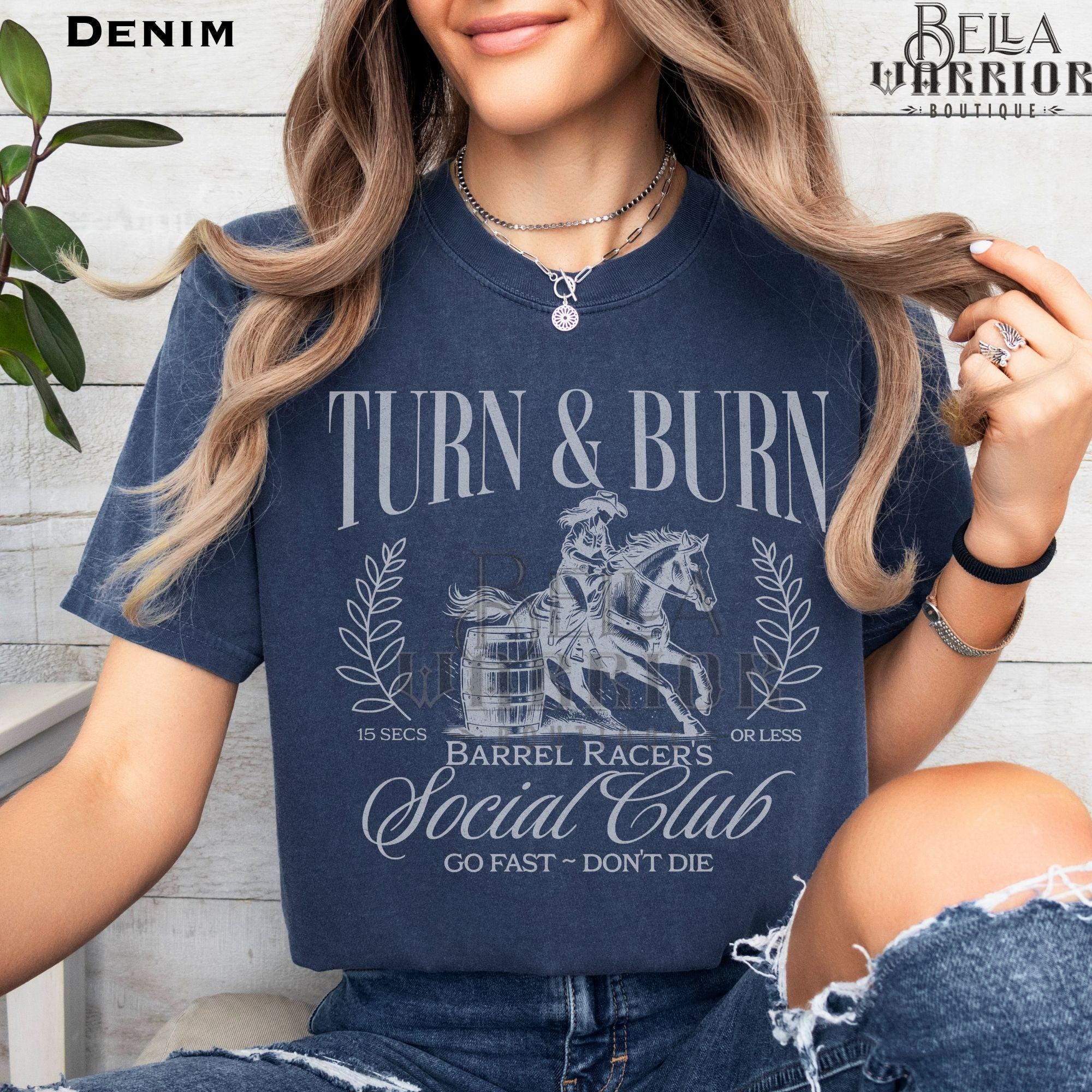Barrel Racing Gift Shirt, Barrel Racer Cowgirl Comfort Colors Tshirt ...