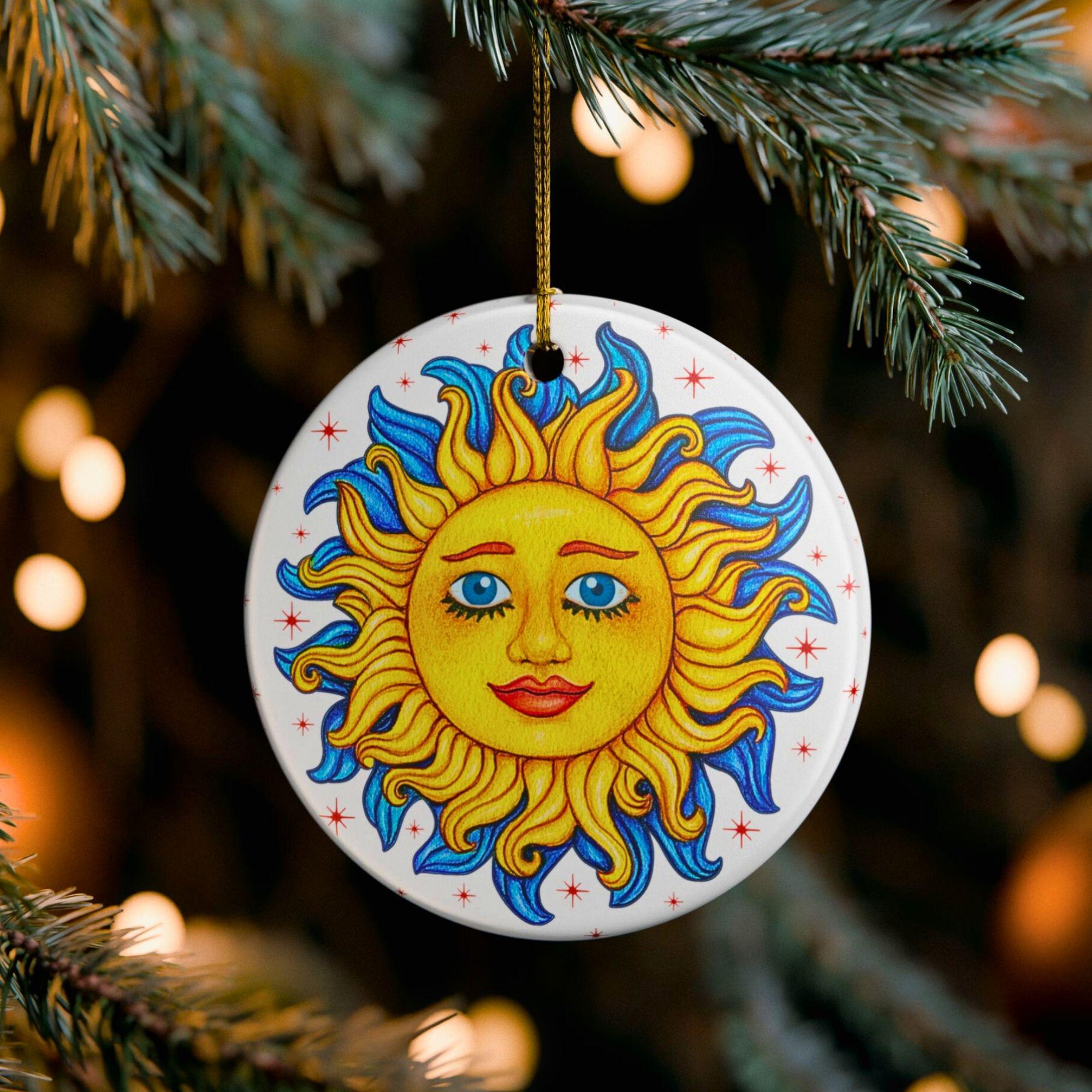 イタリアの太陽のオーナメント、イタリア好きへのクリスマスプレゼント