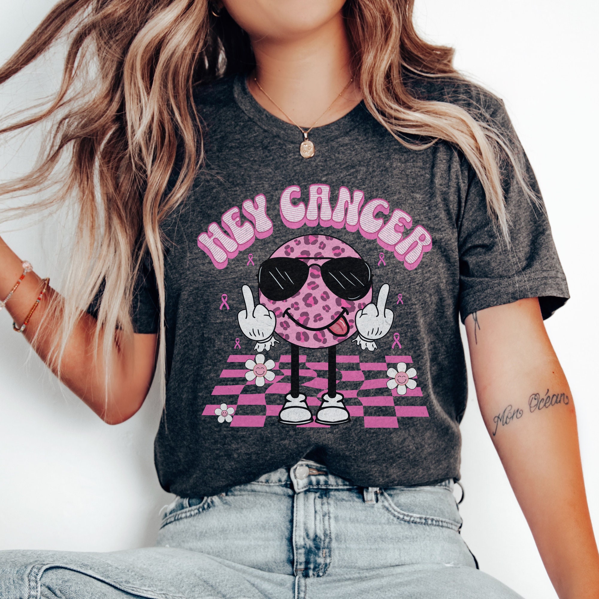 Womens Mastectomy Breast Cancer Funny T-shirt-TH – TEEHELEN