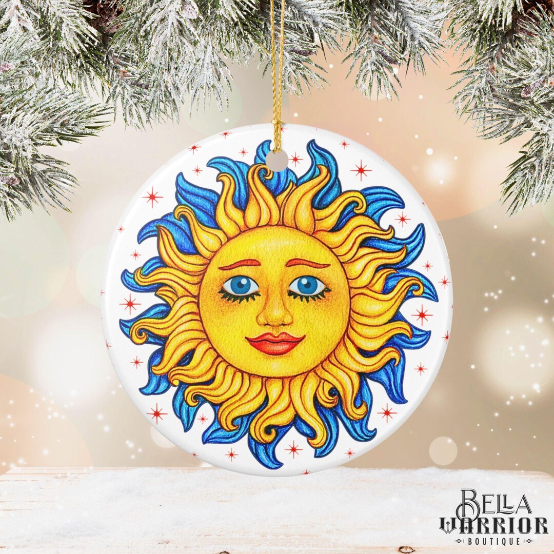 イタリアの太陽のオーナメント、イタリア好きへのクリスマスプレゼント