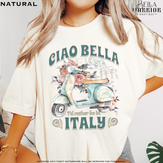 Ciao Designer Graphic T-Shirt Vintage - Italian Ciao Designer Graphic T-Shirt Vintage - Italian
