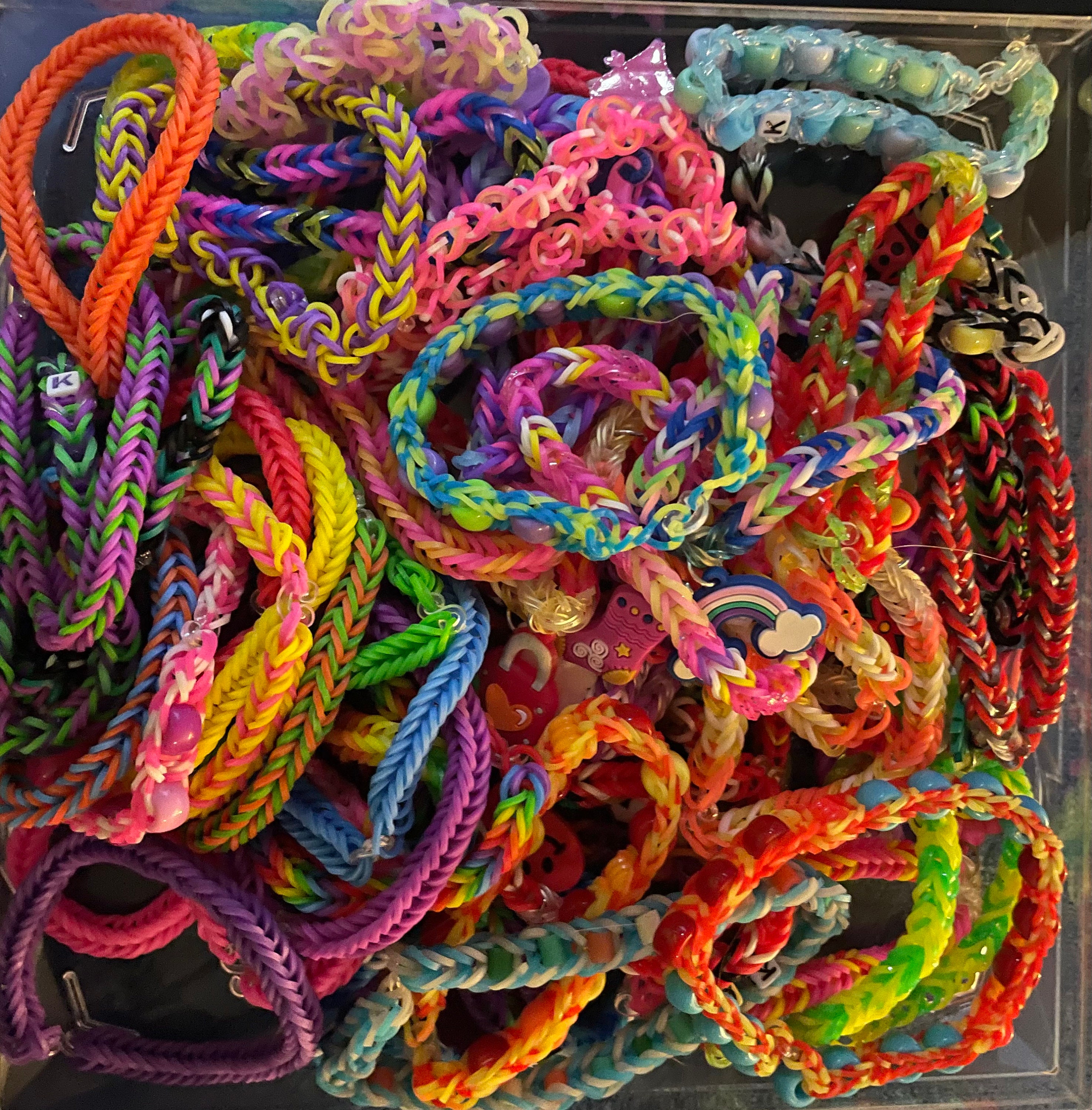  Rainbow Loom Mother-of-Pearl Rubber Bands Refill - 600