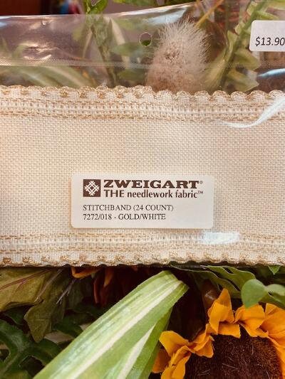 Linen Stitchband 24 Count Gold/white - Etsy