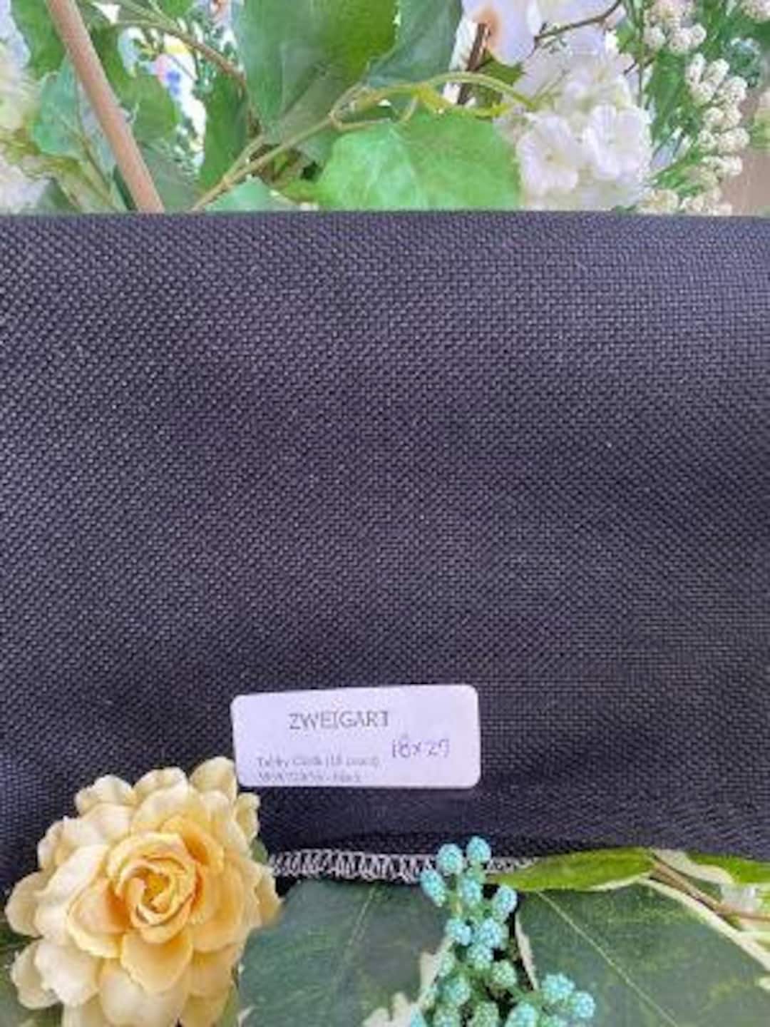 Tabby Cloth 18 Count Black - Etsy