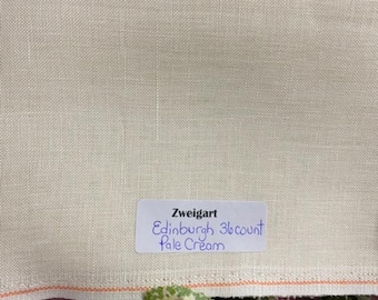 Edinburgh Linen 36 count Pale Cream