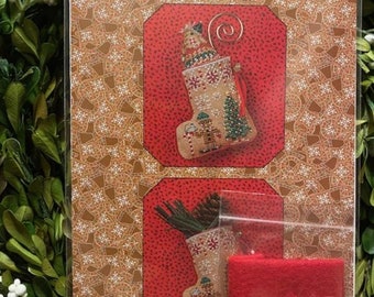 Gingerbread Mouse Elf Stocking