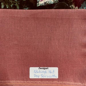 Edinburgh Linen 36 count Terrakotta