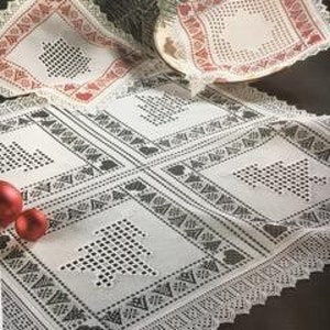 Alegría navideña con Tannenbaum - Bordado Hardanger