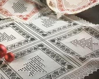Holiday Cheer with Tannenbaum - Hardanger Embroidery