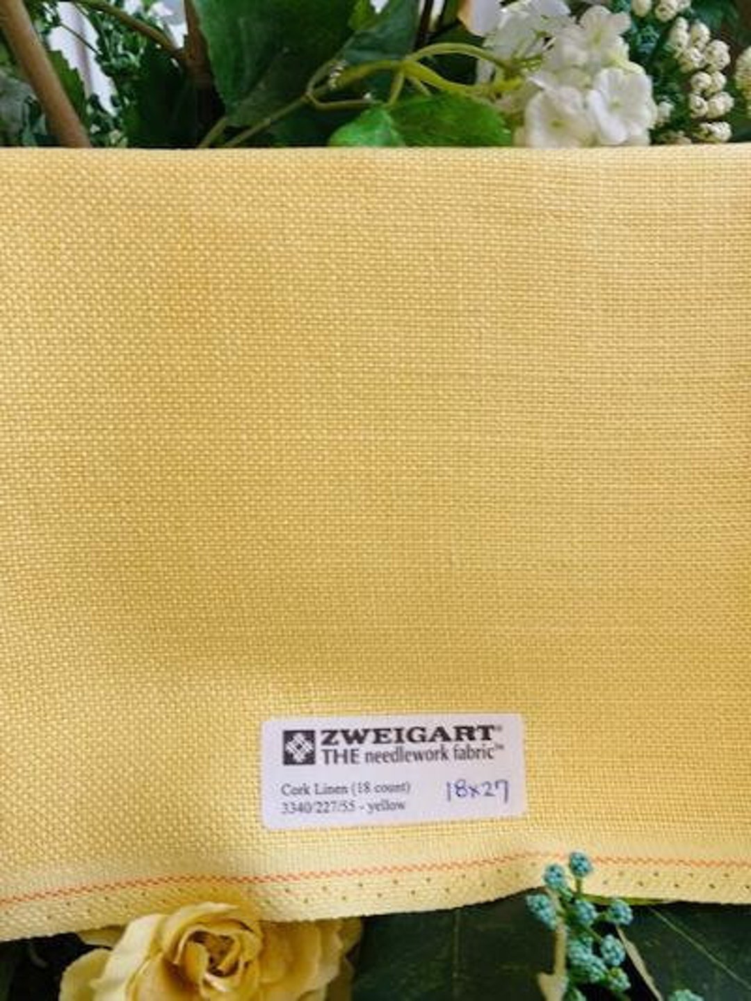 Cork Linen 18 Count Yellow - Etsy