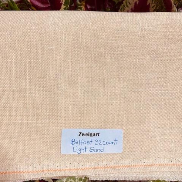 Belfast Linen 32 count Light Sand