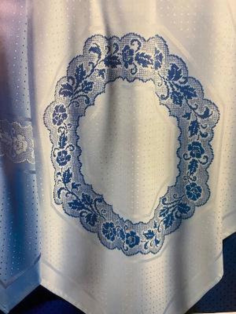 White Table Topper Oktav Table Topper 11 Count White - Etsy