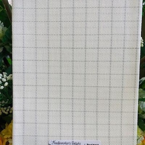 Easy Count Grid Aida 16 count wit