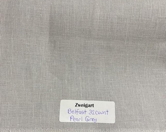 Belfast Linen 32 count Pearl Grey