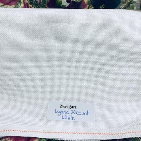 Lugana 20 count White