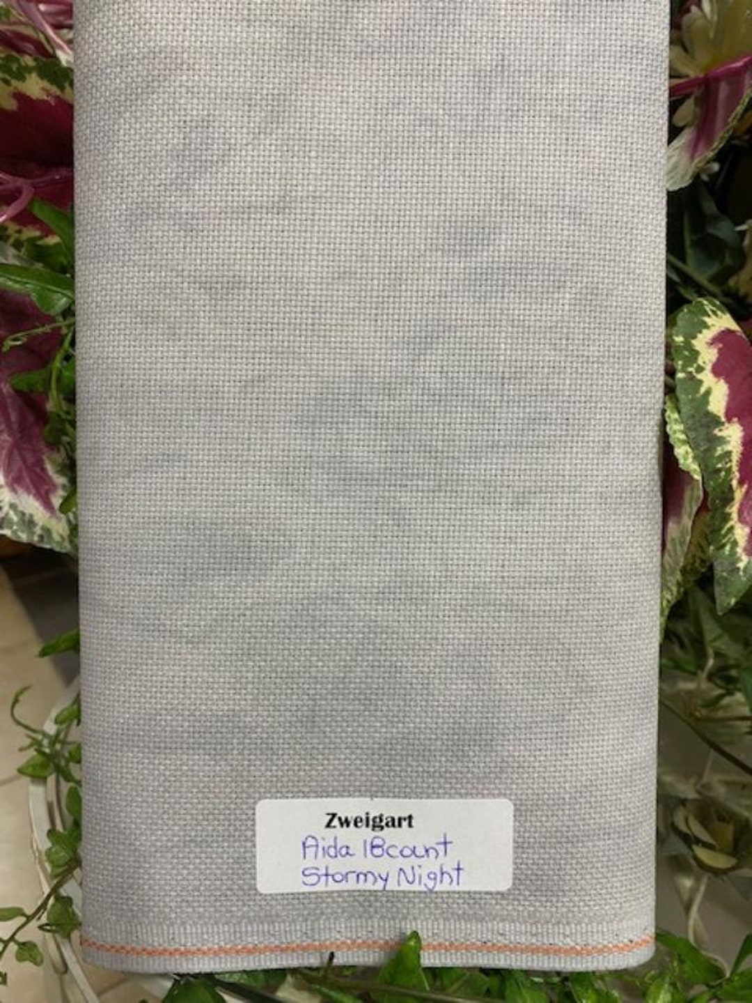 Aida Cloth 18 Count Stormy Night Etsy